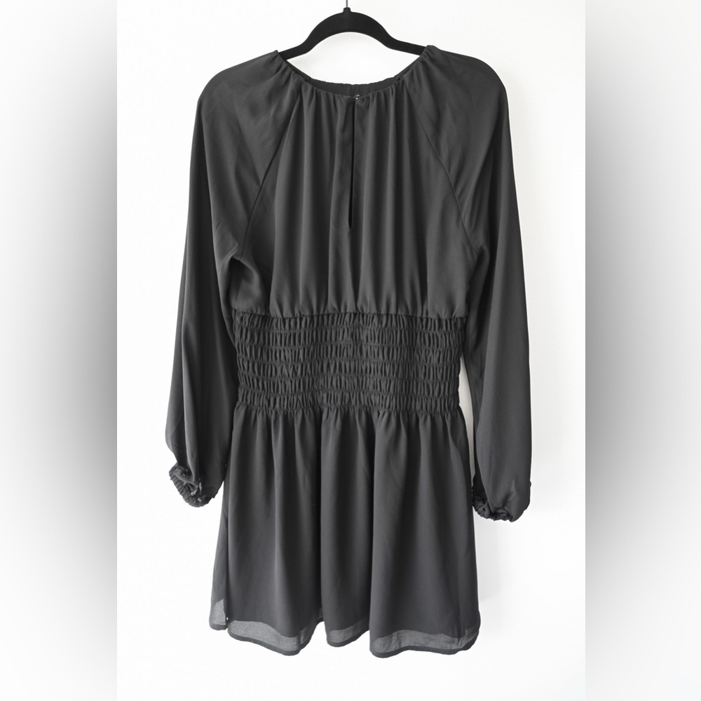 Madewell Bubble Sleeve Smocked Mini Dress - Picture 12 of 12